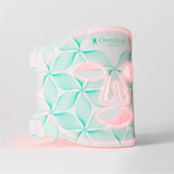 Omnilux Contour LED Light Therapy Mask - White and Green - Picture 2 of 5